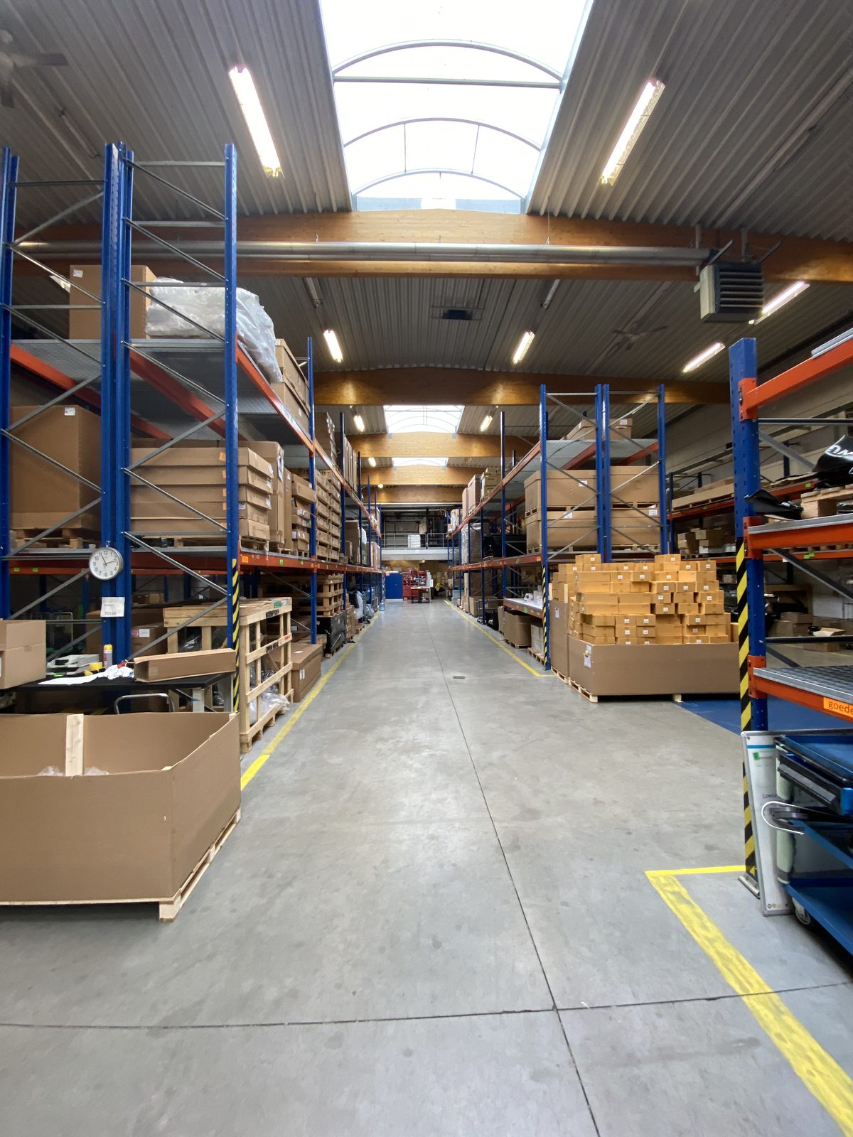 Iron Parts parts warehouse aisle